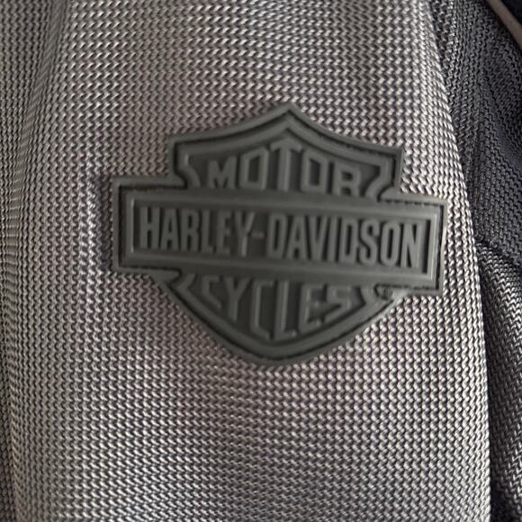 Harley-Davidson Men's Motorcycle Jacket Gray Black Mesh Riding Full Zip Large - Picture 5 of 10